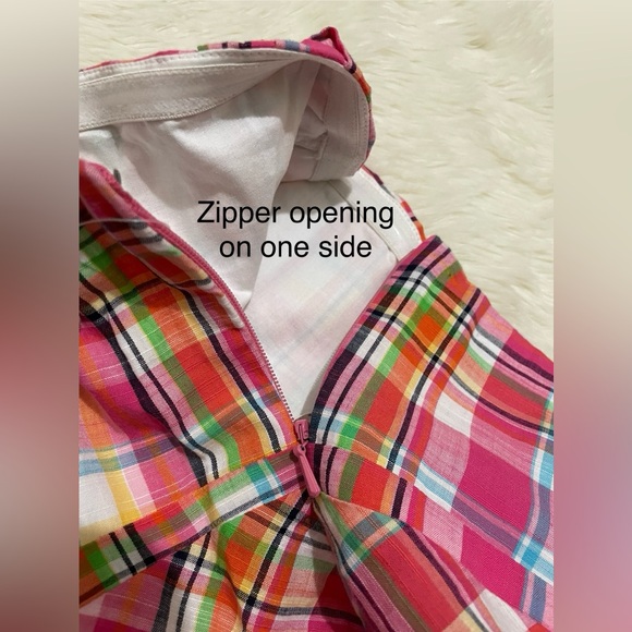 NEW Lilly Pulitzer Gweneth Strapless Dress in Patio Plaid, Women's size 10 - Picture 15 of 16